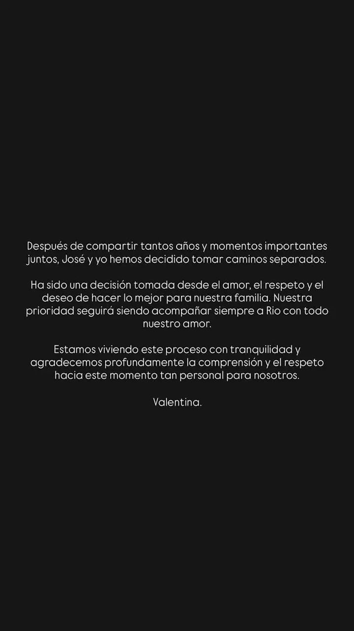 J Balvin y Valentina Ferrer anuncian su ruptura tras diez años